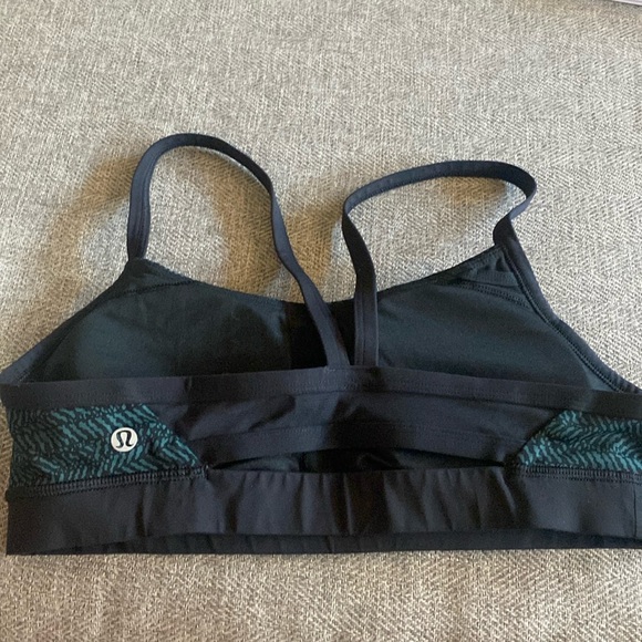 Lululemon Sports Bra Green/Black - Picture 4 of 9